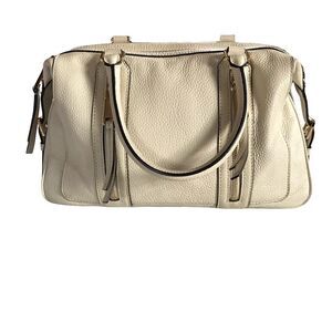 Michael Kors Julia Large Off White Satchel Shoulder